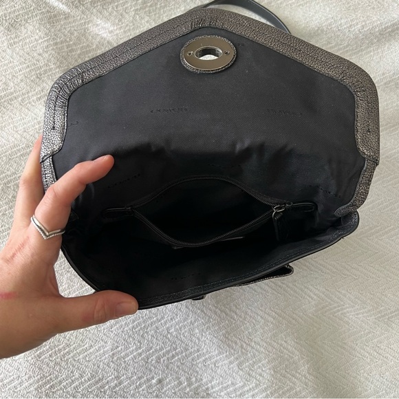 COACH Rhyder Crossbody Gunmetal Pebble Leather - Picture 8 of 13